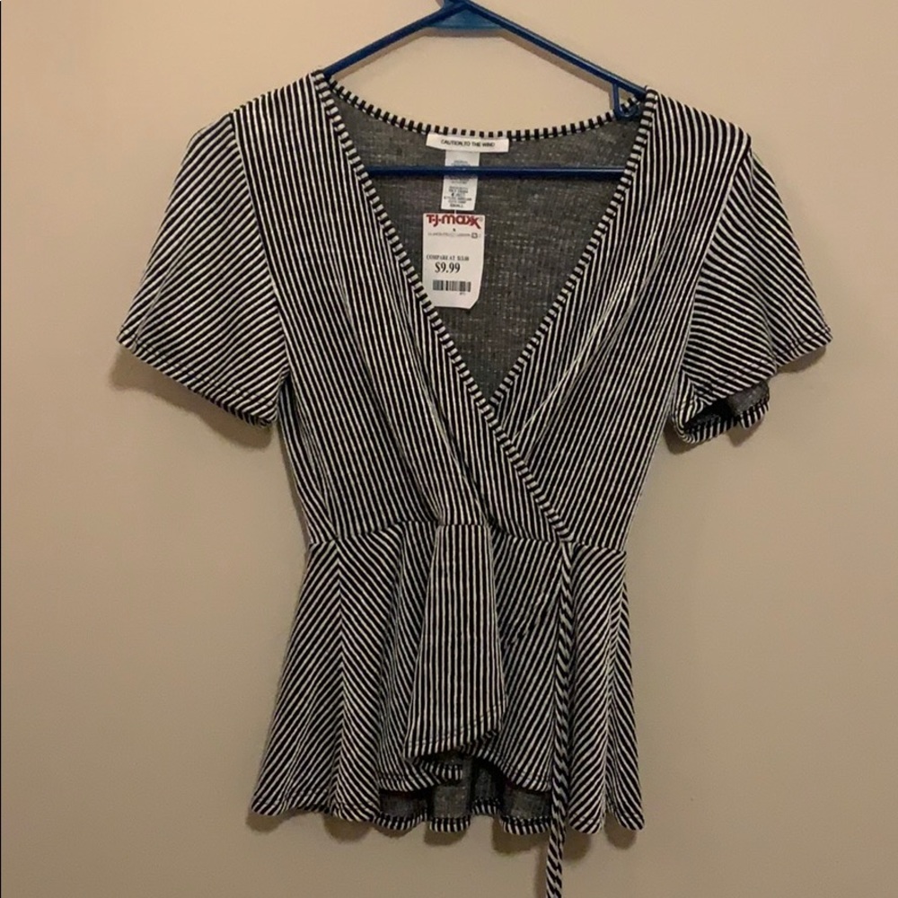 NWT Striped Blouse